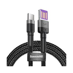 کابل شارژ دو طرفه USB to Type-C باسئوس مدل Cafule HW QC با طول 1متر توان 40 وات