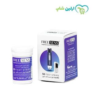 نوار تست قندخون فری سنس 50عددی