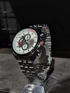 ساعت فلزی CASIO مدل EDIFICE رنگ نقره ای/ صفحه سفید کد 2