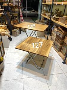 میز تاشو گالوانیزه MDF