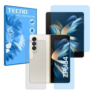 گلس صفحه نمایش و پشت گوشی سامسونگ Galaxy Z Fold4 مدل هیدروژلی آنتی بلو برند تکنو کد LSS