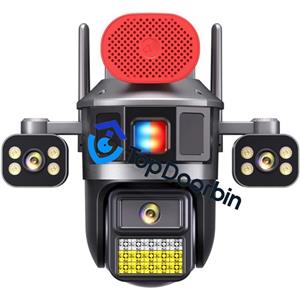 دوربین ۳ لنز چرخشی آژیردار Okampro
