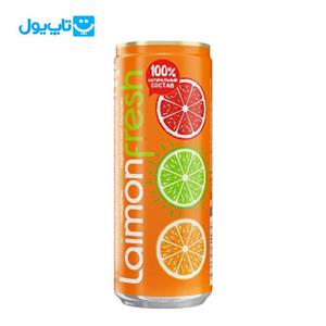 نوشیدنی لایمون فرش Laimon Fresh با طعم نارنگی، لیمو و پرتقال خونی حجم 330 میلی‌لیتر