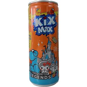 نوشیدنی گازدار کیکس مکس طعم پشن فروت طرح کرومی