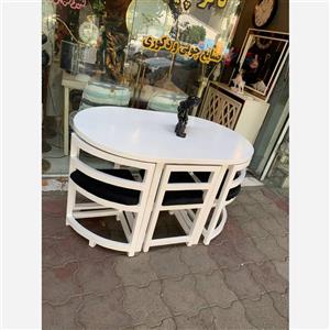 میز ناهار خوری کمجا 6 نفره (پس کرایه)