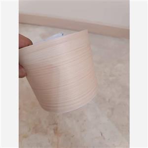 برچسب قرنیز طرح چوب کرم روشن 10 سانت کد 6240