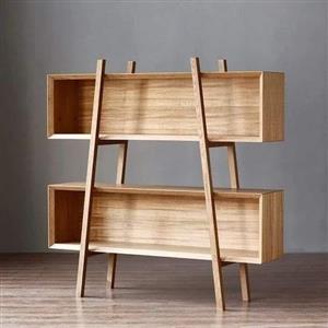 کتابخانه بوفه طبقه چوبی 