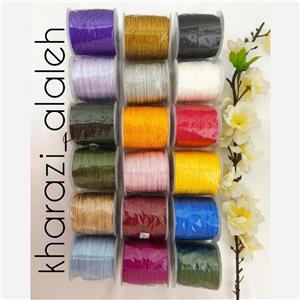 نخ دستبند رنگارنگ درجه 1 دندلیون (فروش به صورت کلاف 10 متری)
