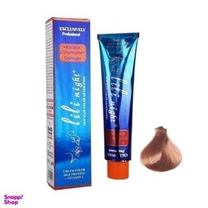 رنگ مو لی لی نایت (Lili Night) شماره 427 رنگ بلوند کاپوچینویی حجم 120 میلی‌لیتر