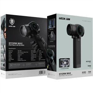 جت فن پرتابل گرین لاین مدل GNST296AIRBK Storm Max Portable Air Blower با توان ۷۵۰ وات 