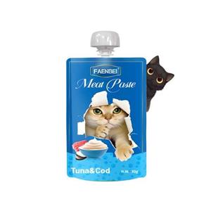 پودینگ گربه فنبی با طعم ماهی تن و ماهی کاد Fanby Cat Pudding وزن ۹۰ گرم
