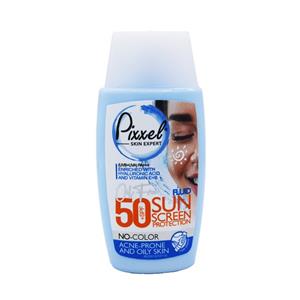 کرم ضد آفتاب پیکسل بدون رنگ مناسب پوست خشک و حساس PIXCEL