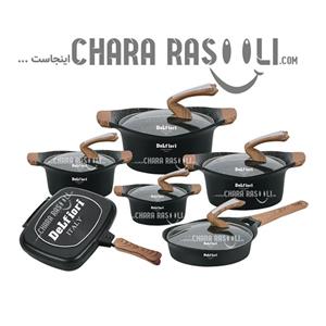 سرویس قابلمه نانوگرانیتی 12 پارچه دلفیوری DeLfiori مدل DF-CS1170