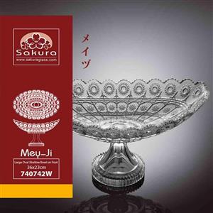 شیرینی خوری لوزی پایه دار ساکورا سری می جی مدل 741012W