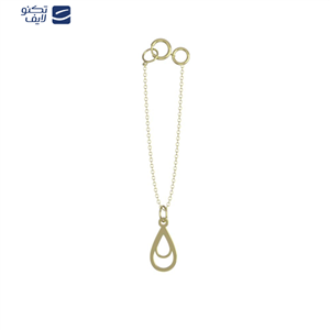 آویز ساعت طلا 18 عیار زنانه شمیم گلد گالری طرح پروانه کد SG542