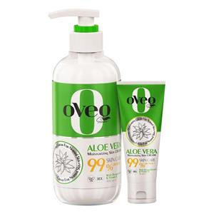 کرم مرطوب‌کننده اوک شاین مدل آلوئه‌ورا حجم 400 میلی‌لیتر به همراه کرم مرطوب‌کننده اوک شاین کد 01 حجم 75 میلی‌لیتر | سرویس ویژه دارومن : 7 روز تضمین بازگشت کالا