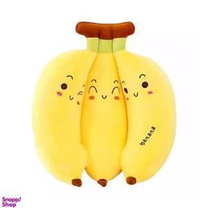 عروسک طرح موز خوشه ای بالشتی ارتفاع 60 سانتی متر