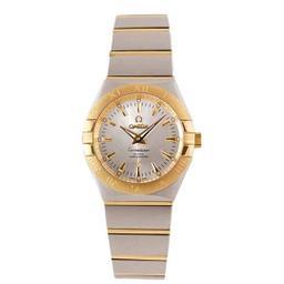 ساعت عقربه ای زنانه امگا مدل کانسلیشن خطی کد Omega-3778-L رنگ نقره ای طلایی