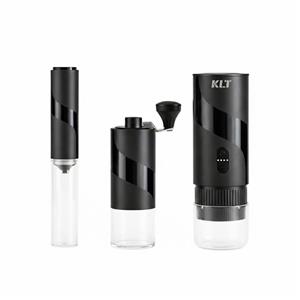 اسپرسوساز سفری کی ال تی مدل KMDJ-JC به همراه آسیاب قهوه و فوم ساز