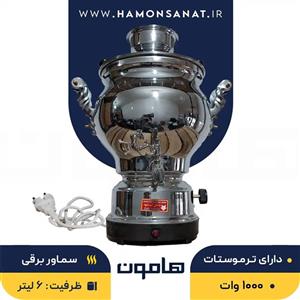 سماور برقی 6 لیتری برنجی