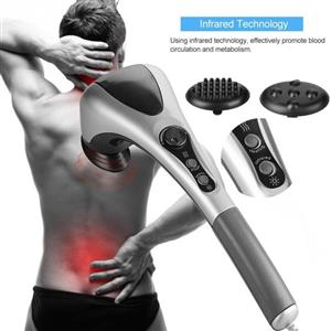 ماساژور حرارت درمانی دو سر مادون قرمز  double heads heating massager s1010  مادون قرمز باعث افزایش گردش خونماساژ برای