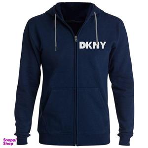 سویشرت مردانه طرح W07 مدل DKNY رنگ سرمه ای
