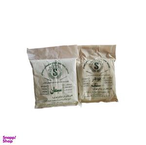 پودر سیمان سفید و پودر سنگ مدل M58 وزن 2 کیلوگرم