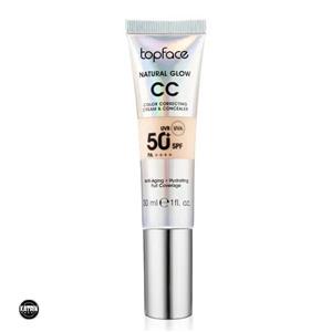 CC کرم و کانسیلر Natural Glow  تاپ فیس حجم 30 میل