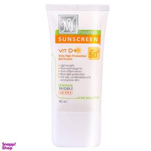 کرم ضد آفتاب مای (My) سری Pharma مدل Acne Solution SPF50 مناسب پوست چرب و مختلط بی رنگ حجم 40 میلی‌‌لیتر