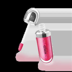 لیپ‌گلاس کیکو KIKO شماره 10 – رنگ Sparkling Strawberry | براق‌کننده لب با درخشش صورتی-توت‌فرنگی 
