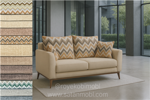 پارچه مبلی راحتی مخمل دارای طرح دار و ساده بسیار لطیف