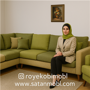 پارچه مبلی گونی‌بافت ساده مناسب مبل راحتی