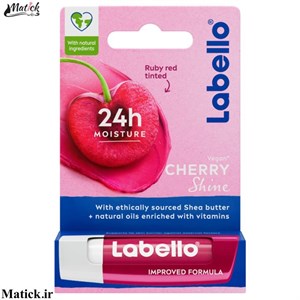 بالم مرطوب کننده لب لابلو طعم گیلاس Labello Cherry Shine