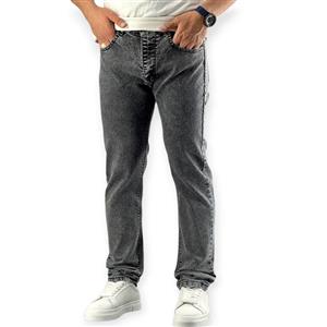 شلوار جین راسته رگولار سایز بزرگ فول کش زغالی برفکی زارا وارداتی ترک 🇹🇷