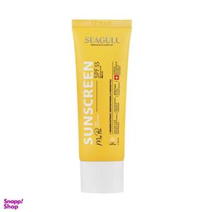 کرم ضد آفتاب بدون رنگ سی گل spf55 مدل aloe_vera مناسب انواع پوست حجم 50 میلی‌ لیتر