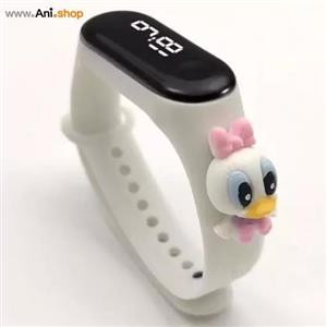 ساعت مچی دیجیتال عروسکی طرح اردک بدون باتری
