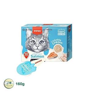 بستنی قاشقی گربه ونپی طعم سالمون وزن 160گرم (یک عدد)