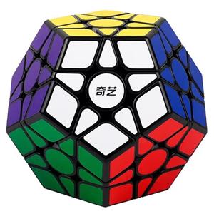 مکعب روبیک چی ای مدل مگامینکس کای وای کایهنگ دبلیو 3×3 QY Megaminx QiHeng Black W
