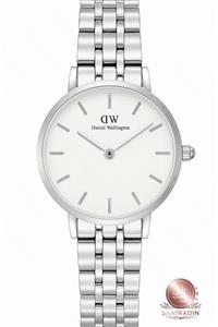 ساعت مچی دنیل ولینگتون سفید بند استیل کلاسیک سایز 24 میلیمتر