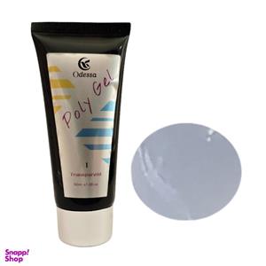 پلی ژل کاشت ناخن هارد ادسا مدل Clear وزن 50 گرم