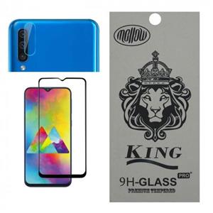 محافظ صفحه نمایش ملو مدل 07-Fu مناسب برای گوشی موبایل سامسونگ Galaxy A10 به همراه محافظ لنز دوربین