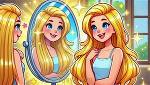 مگا سابلیمینال موی بلوند