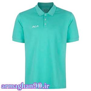 پلوشرت ورزشی مردانه یقه برگردون سه دکمه اورجینال