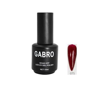 ژل لاک 10 میل گابرو کد 75 مینی ساده GABRO