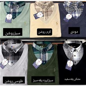 دورس یقه پیراهنی ترک سلانیک پنبه یقه پشمی
