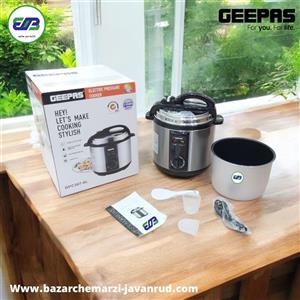 زودپز برقی جیپاس 8 لیتر کارتن سفید مدل GPC307-8L ا Geepas