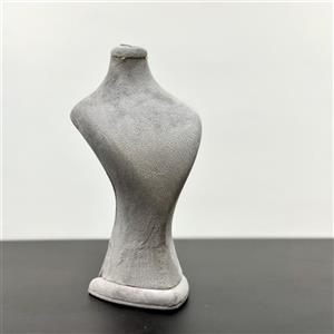 مانکن جواهرات مخمل (طرح قلبی) خاکستری 101