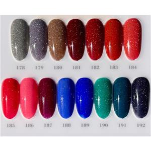 لاک ژل دیسکو ناخن 10 میل کد 178 تا 192  ترتیو tertio
