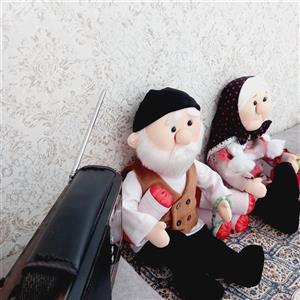 عروسک آقاجون و ننه جون مناسب سفره هفت سین و یلدا