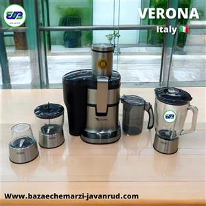 آبمیوه گیری دیجیتال 4 کاره گلو استیل ورونا ایتالیا مدل | VERONA VEJB636